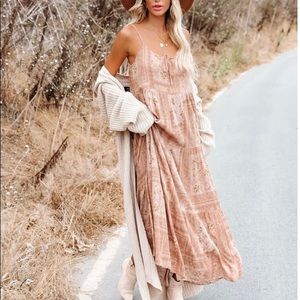 Half moon printed maxi dress from Vici